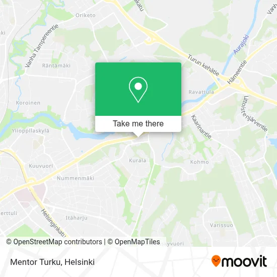 Mentor Turku map