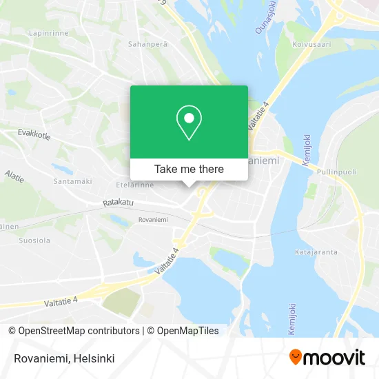 Rovaniemi map