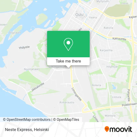 Neste Express map