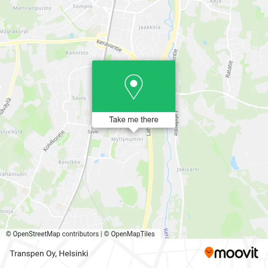 Transpen Oy map