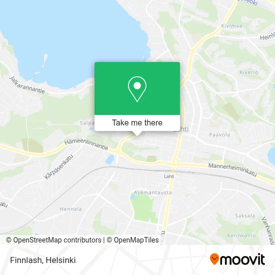 Finnlash map