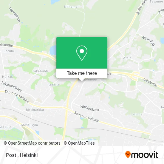 Posti map