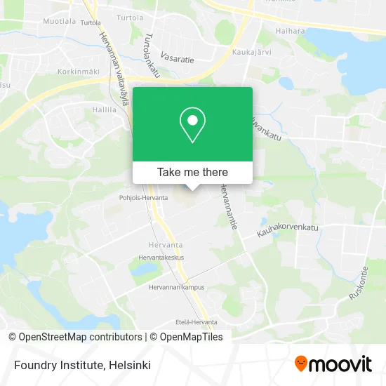 Foundry Institute map