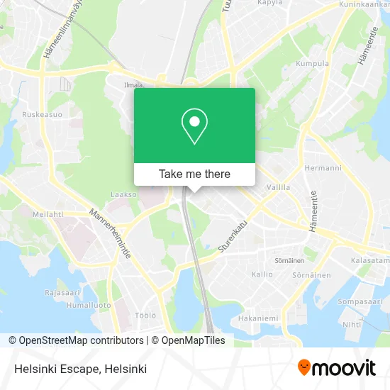 Helsinki Escape map