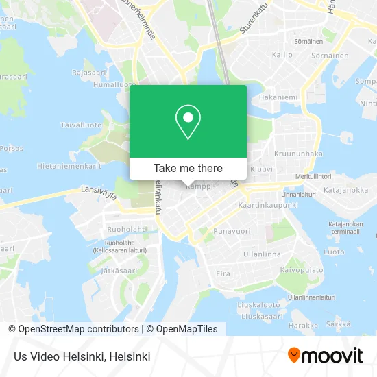 Us Video Helsinki map