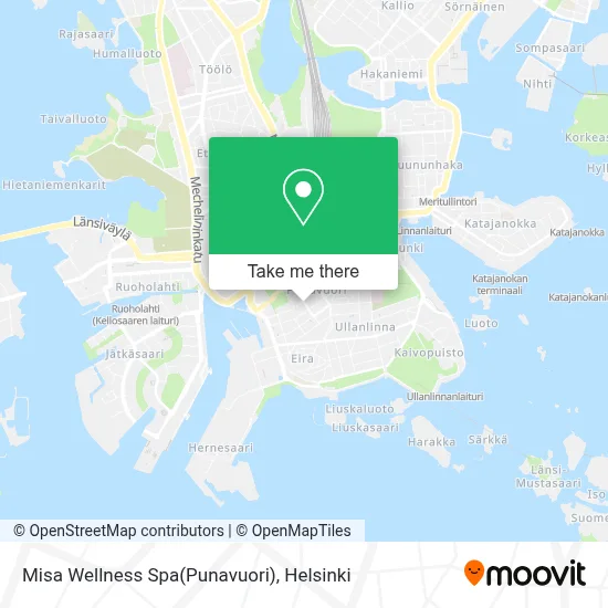 Misa Wellness Spa(Punavuori) map