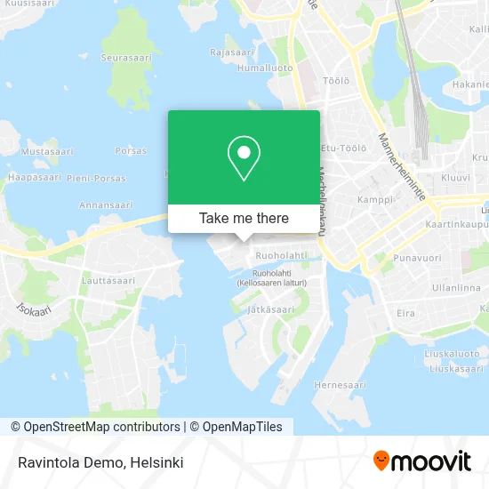 Ravintola Demo map