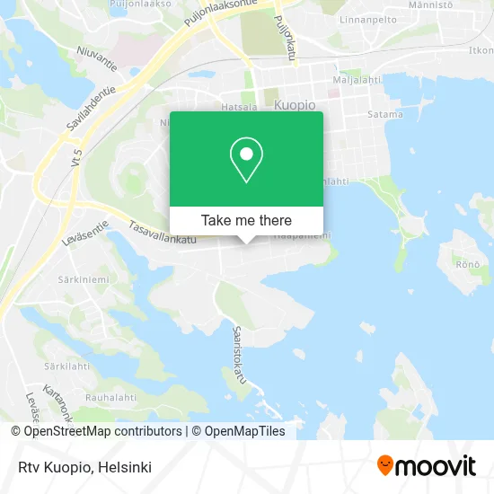 Rtv Kuopio map