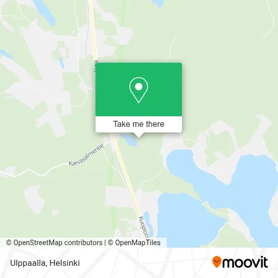 Ulppaalla map