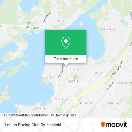 Lohjan Boxing Club Ry map