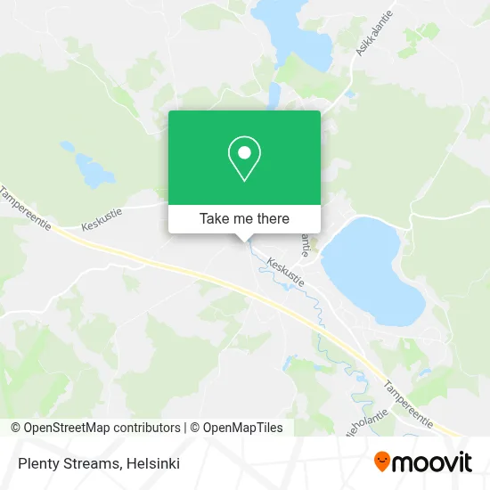 Plenty Streams map