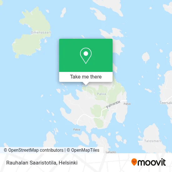 Rauhalan Saaristotila map