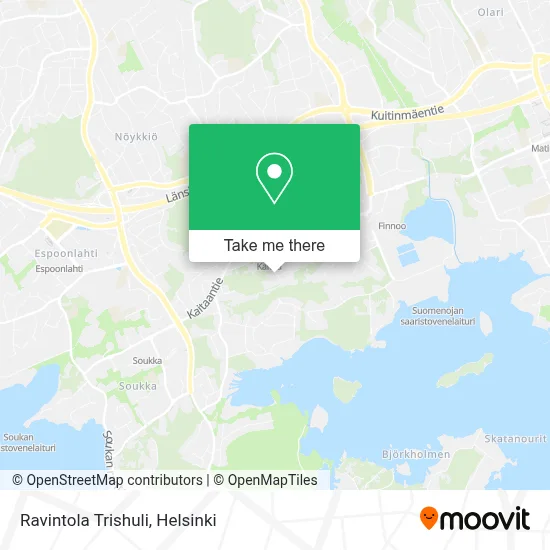 Ravintola Trishuli map