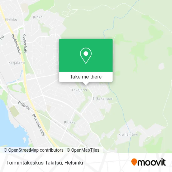 Toimintakeskus Takitsu map