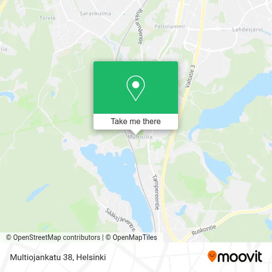 Multiojankatu 38 map