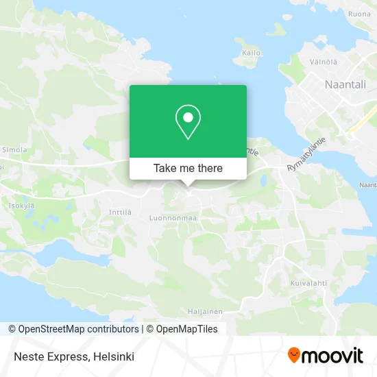 Neste Express map