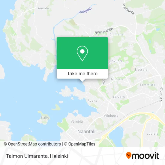 Taimon Uimaranta map