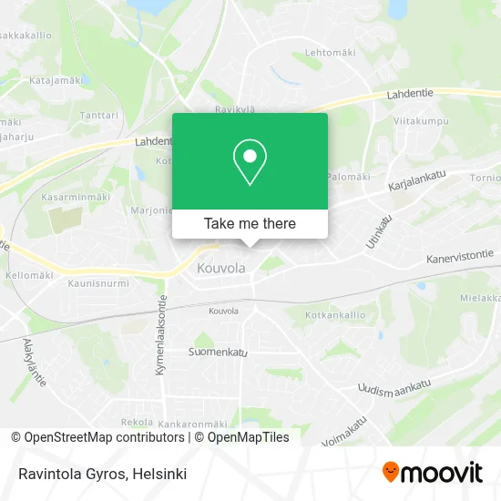 Ravintola Gyros map