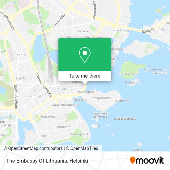 The Embassy Of Lithuania map