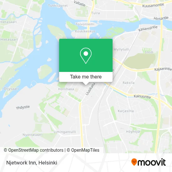 Njetwork Inn map