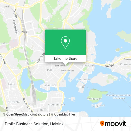 Profiz Business Solution map