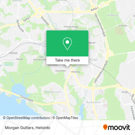Morgan Guitars map