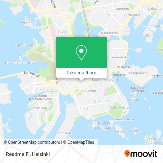 Readme.Fi map