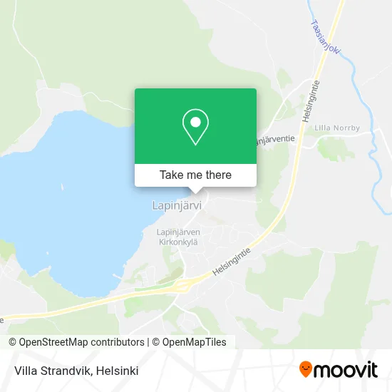 Villa Strandvik map