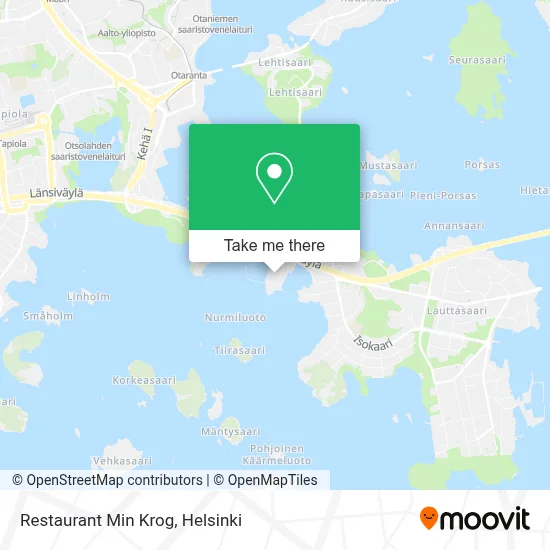 Restaurant Min Krog map