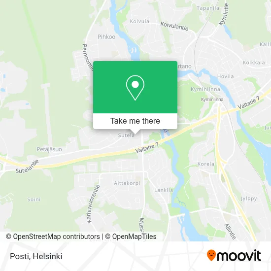 Posti map
