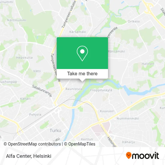 Alfa Center map