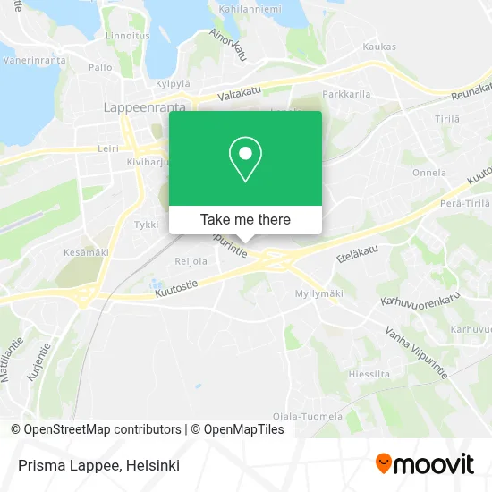 Prisma Lappee map