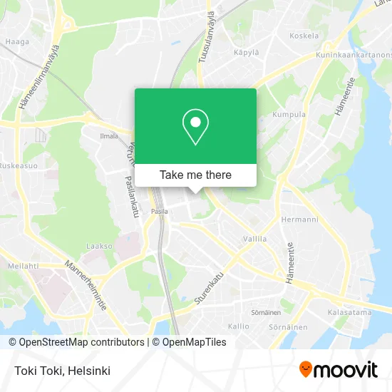 Toki Toki map