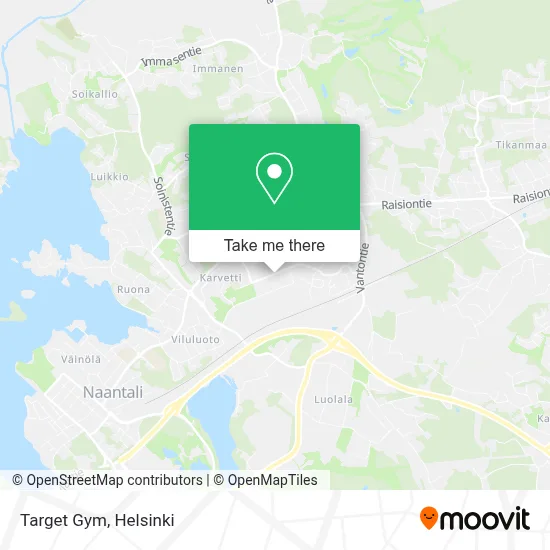 Target Gym map