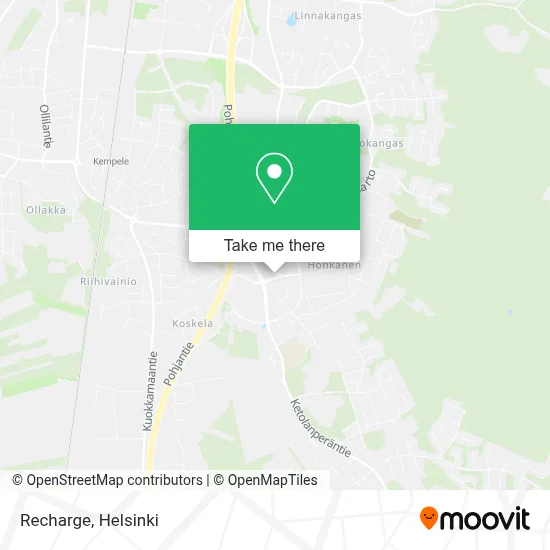 Recharge map