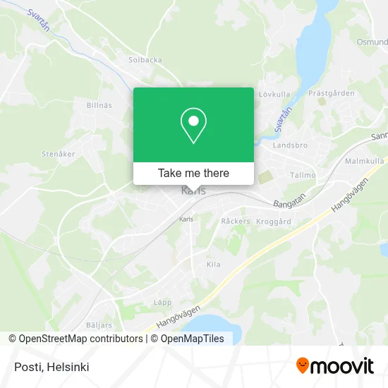 Posti map