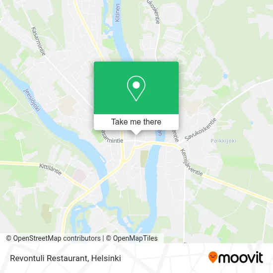 Revontuli Restaurant map