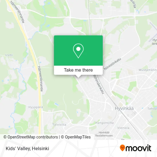 Kids' Valley map
