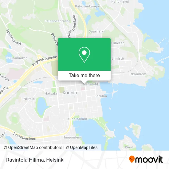 Ravintola Hilima map