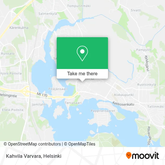 Kahvila Varvara map