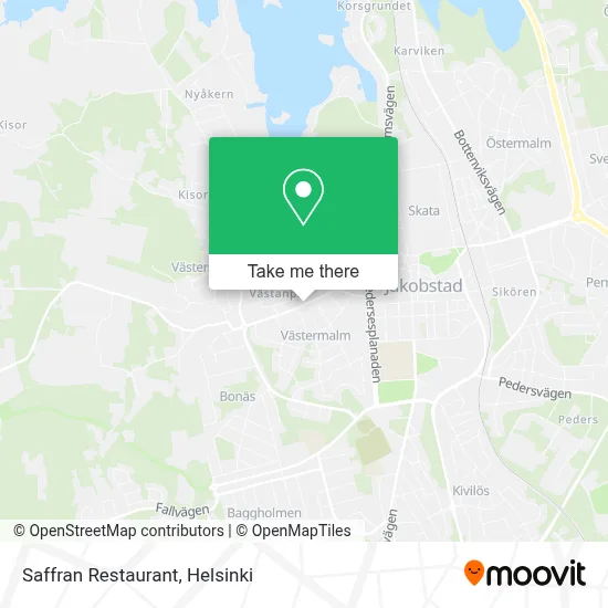 Saffran Restaurant map