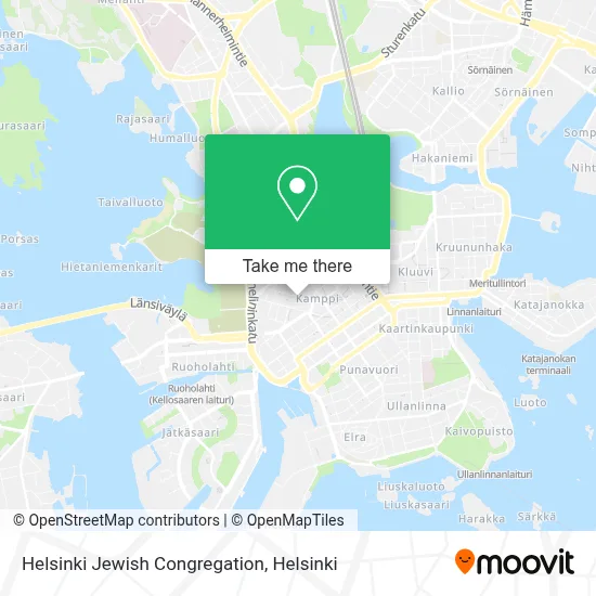 Helsinki Jewish Congregation map