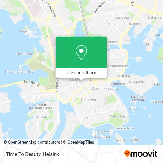 Time To Beauty map