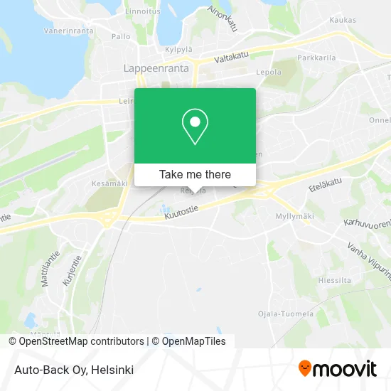 Auto-Back Oy map