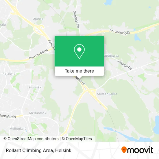 Rollarit Climbing Area map
