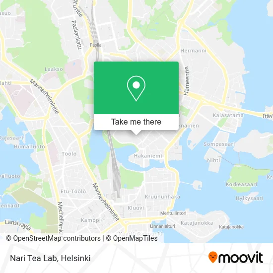 Nari Tea Lab map