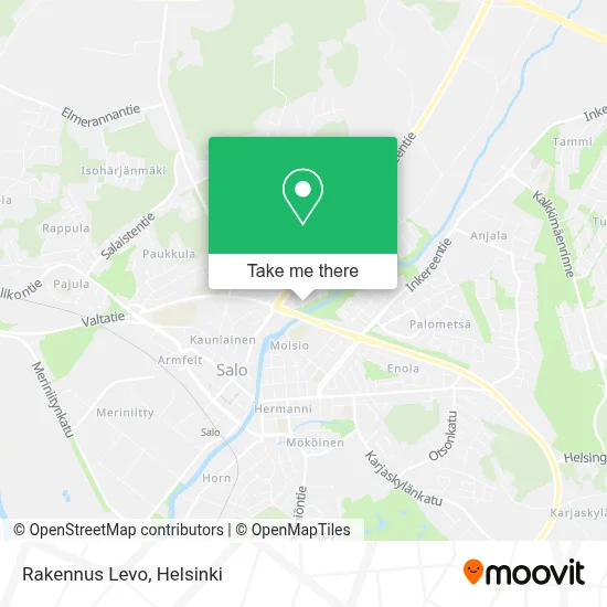 Rakennus Levo map
