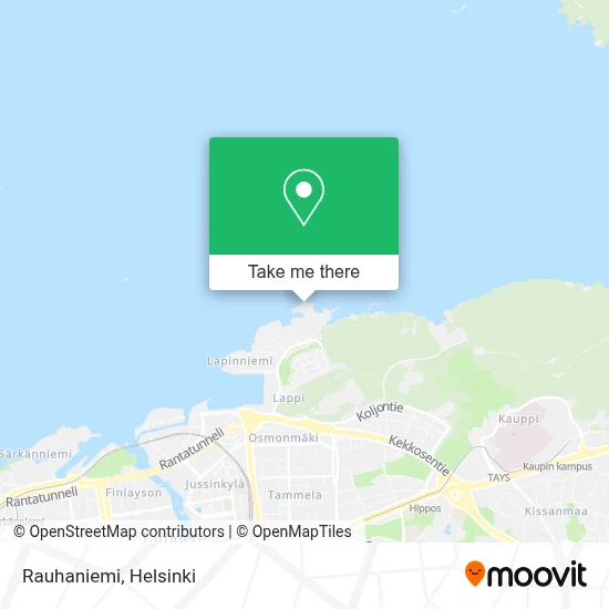 Rauhaniemi map