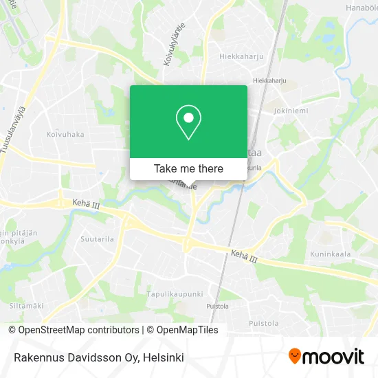Rakennus Davidsson Oy map