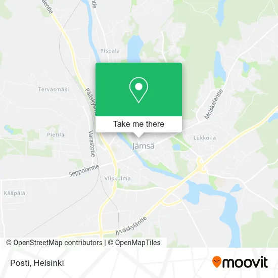 Posti map